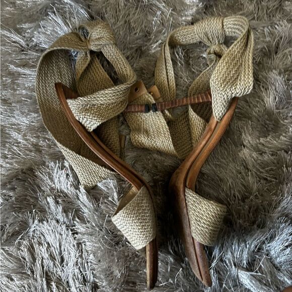 Gucci × Tom Ford Spring 2002 Ostrich Leather Heels Sandals y2k vintage shoes - Picture 4 of 5